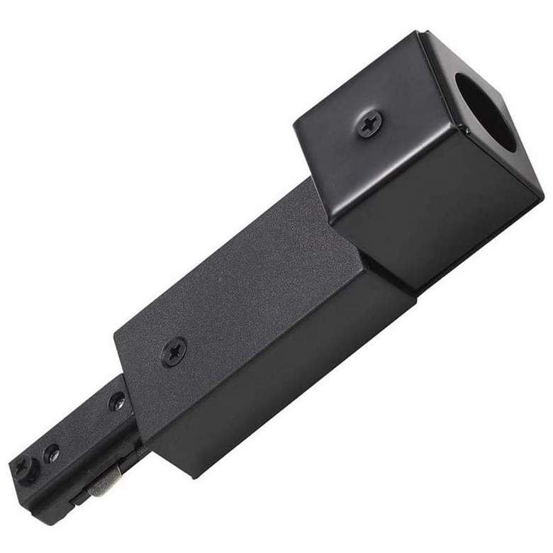 Image 1 Halo Black Live End Conduit Fitter Adapter Connector