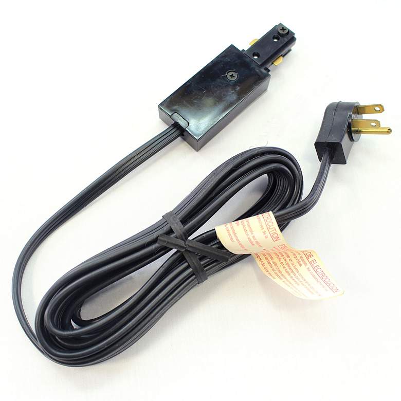 Image 1 Halo Black Plug-In Power Feed and Cord Connector