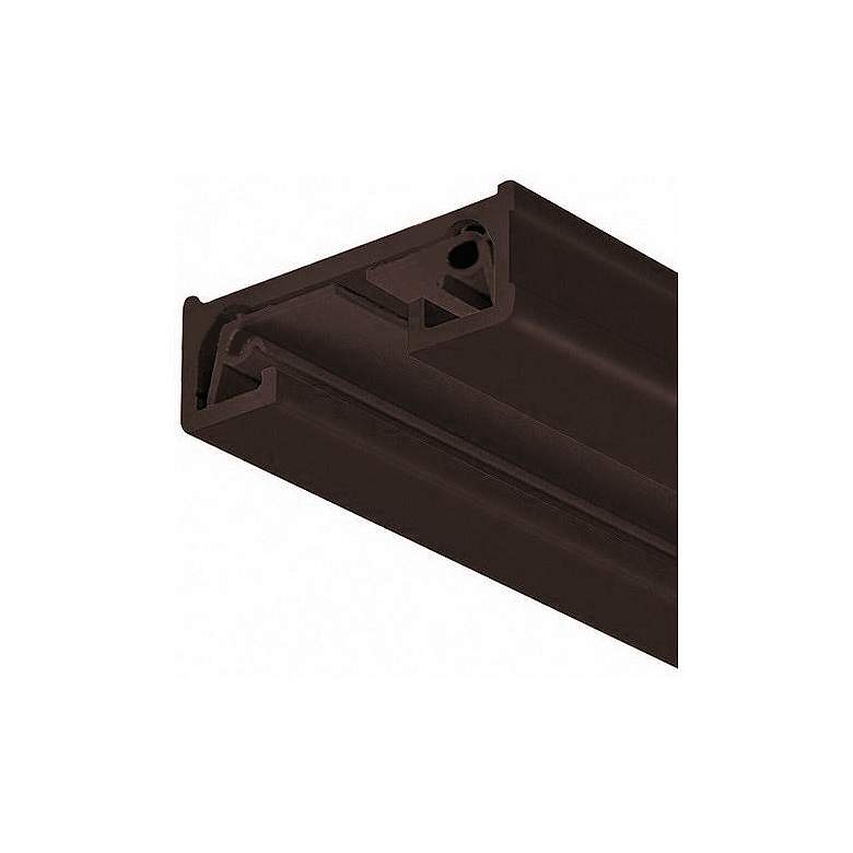 Image 1 Halo Compatible 19 7/8" Wide Single-Circuit Bronze Track Section