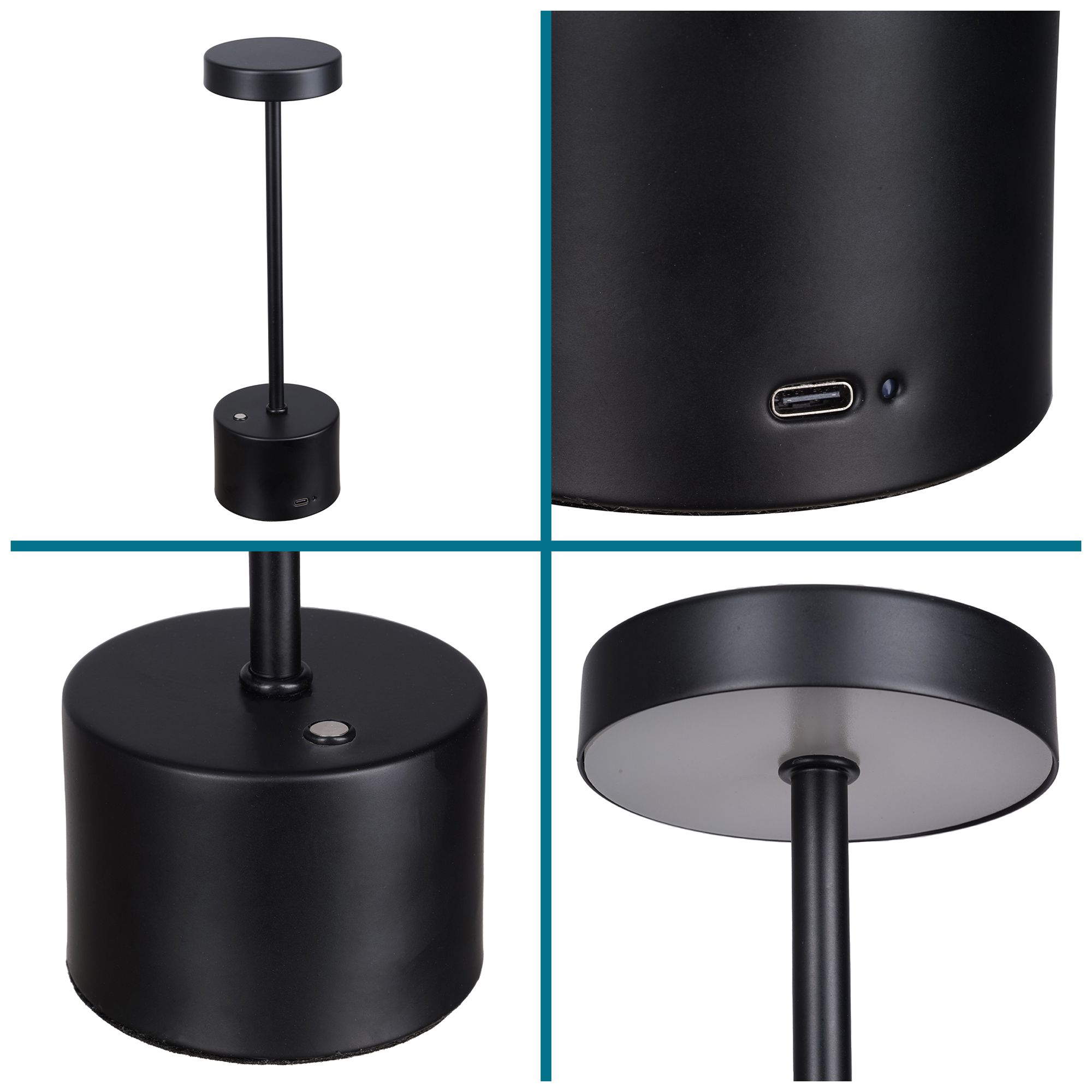 Image 7 Halo Touch 11.3" High LED Accent Lamp more views