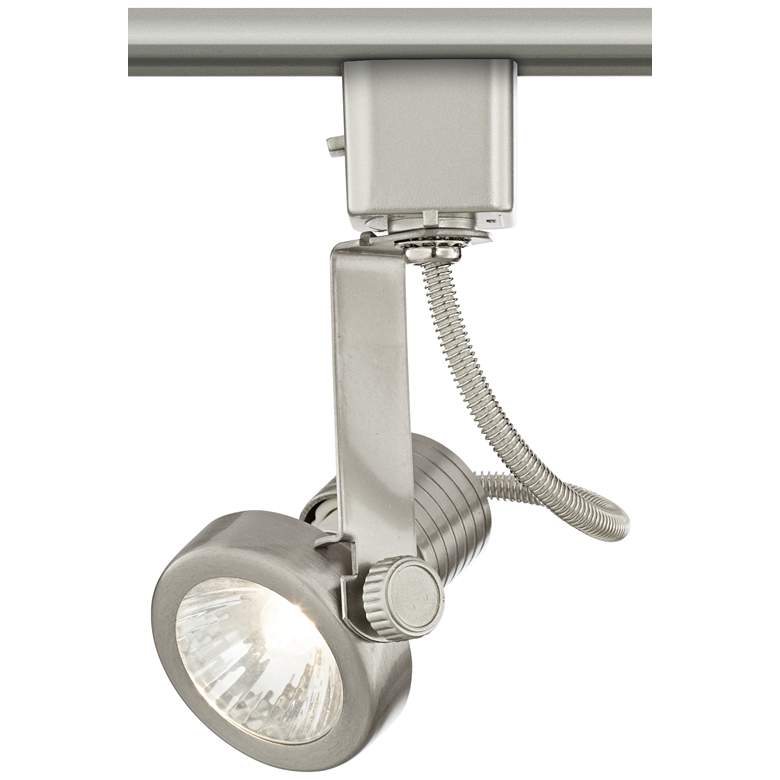 Image 2 Halogen Track Head in Brushed Nickel for Lightolier Systems more views