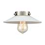 4_Halophane 11 1/2" High Chrome Wall Sconce w/ White Shade more views