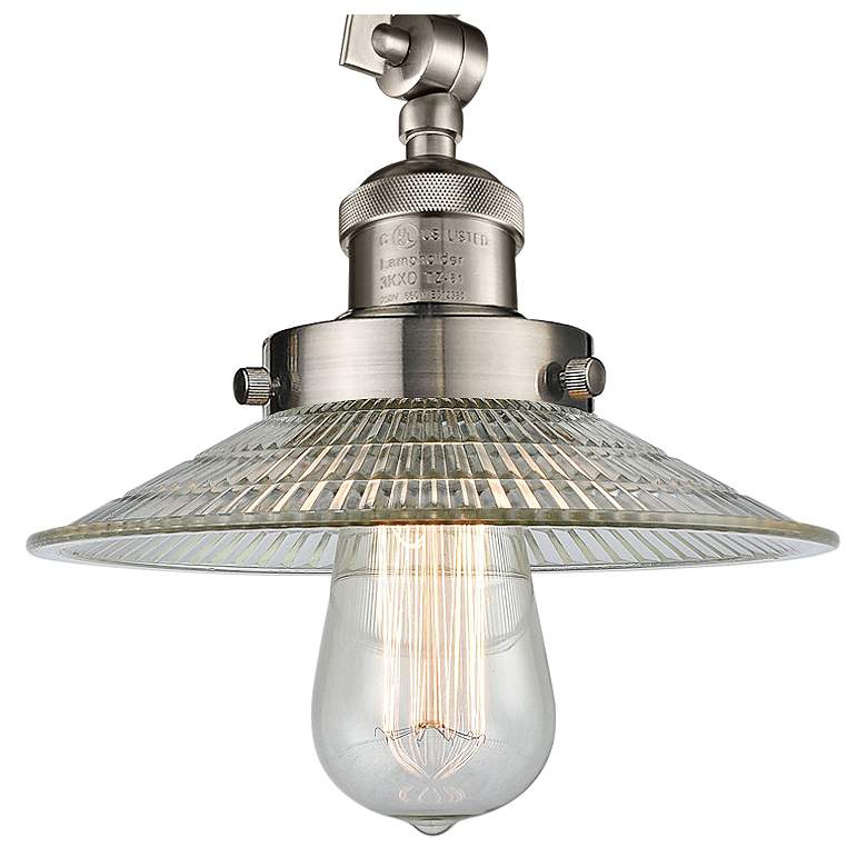 Image 2 Halophane 8 1/2" Wide Satin Nickel Adjustable Ceiling Light more views