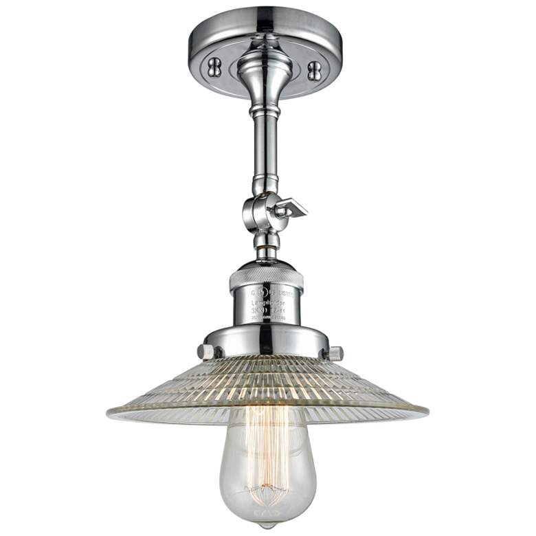 Image 2 Halophane 8 1/2"W Polished Chrome Adjustable Ceiling Light
