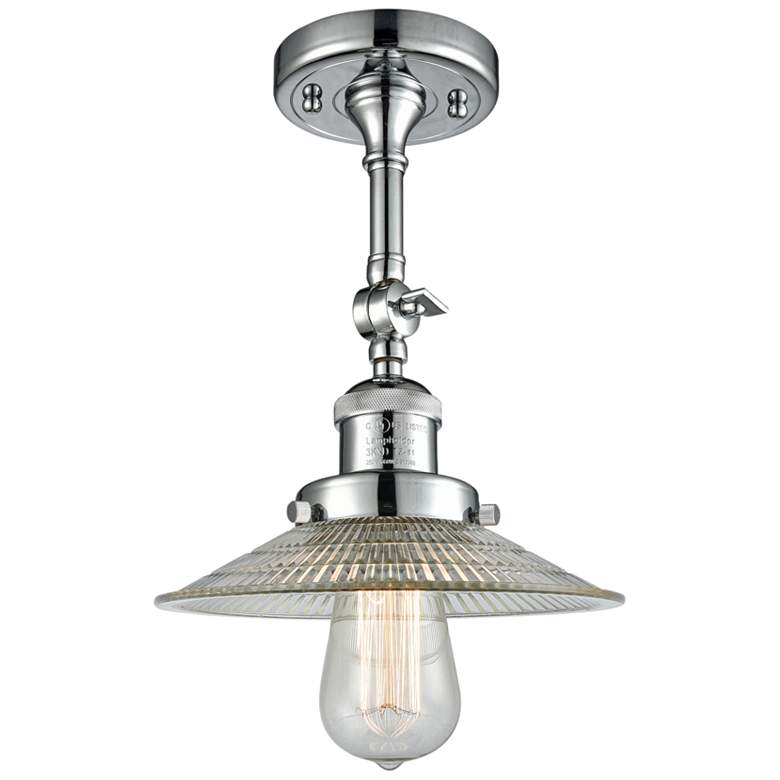 Image 2 Halophane 8 1/2 inchW Polished Chrome Adjustable Ceiling Light