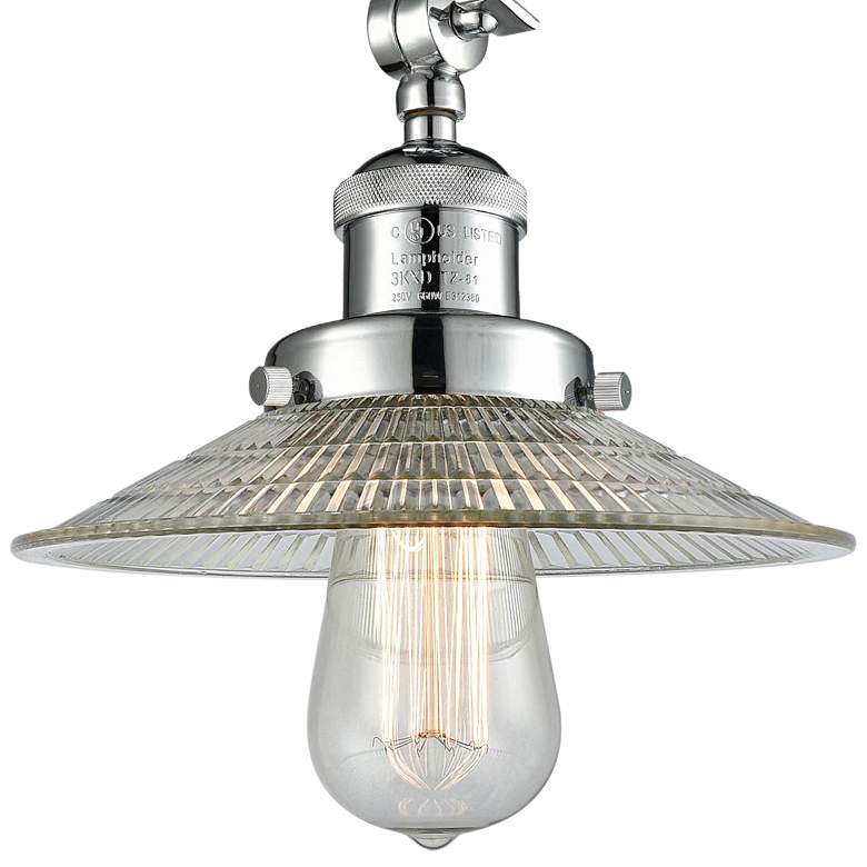 Image 3 Halophane 8 1/2 inchW Polished Chrome Adjustable Ceiling Light more views