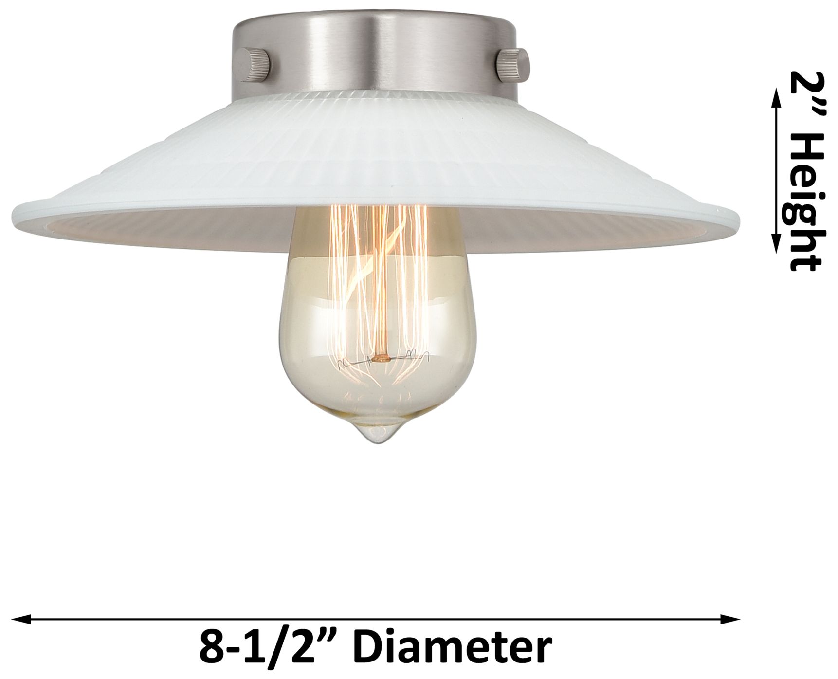 Image 6 Halophane 9" Satin Gold Mini Pendant w/ Matte White Shade more views