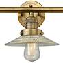 Halophane Collection Brushed Brass 32" Wide Bath Light