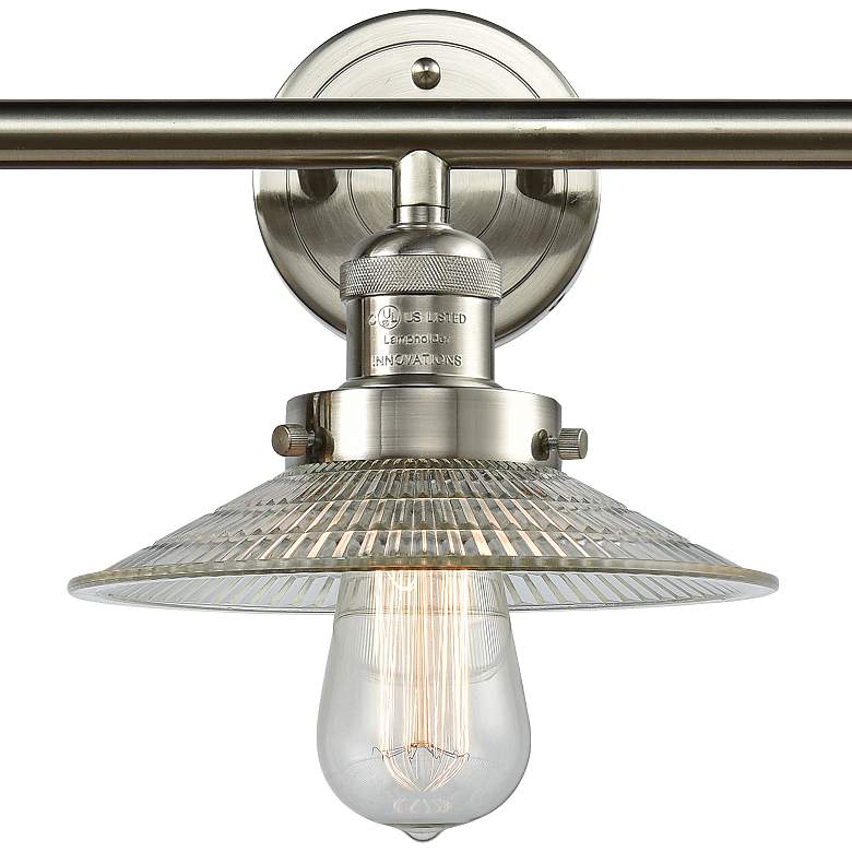 Image 2 Halophane Collection Satin Nickel 32" Wide Bath Light more views