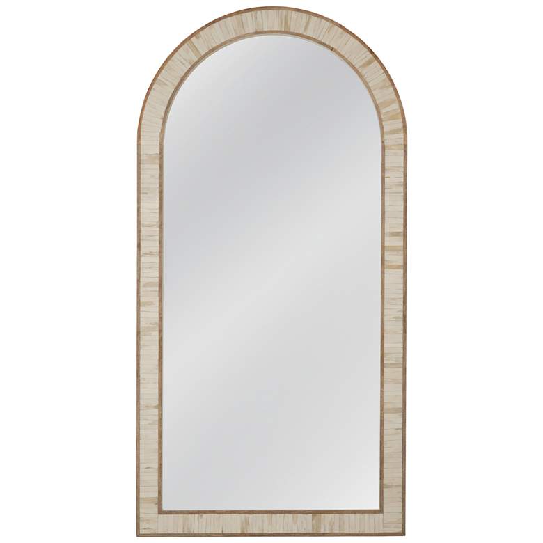Image 1 Halsey 70" Brown Floor Mirror