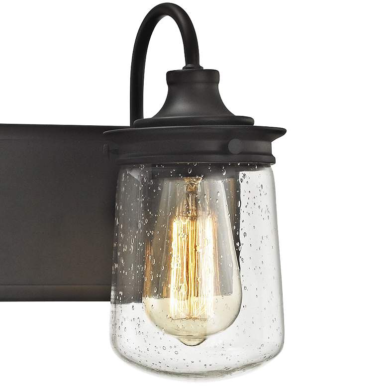 Image 2 Hamel 10" High Oil-Rubbed Bronze 2-Light Wall Sconce more views