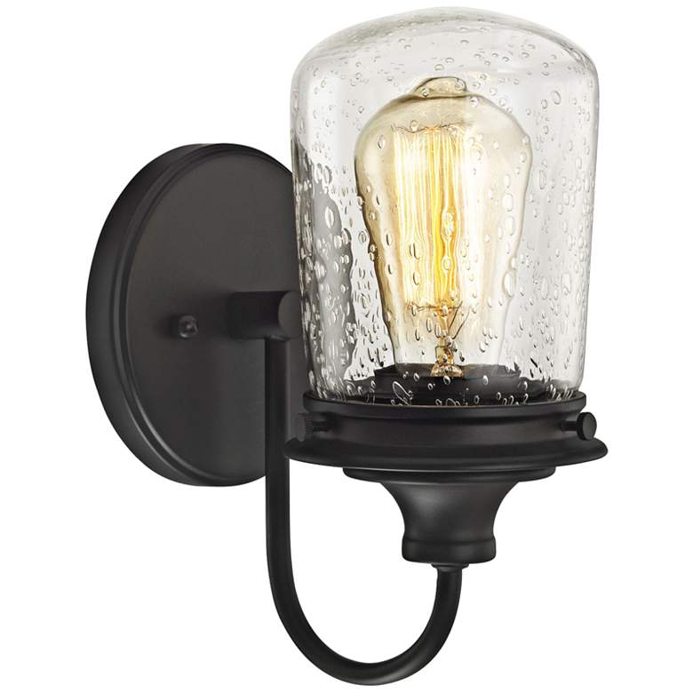 Image 3 Hamel 10" High Oil-Rubbed Bronze Wall Sconce more views