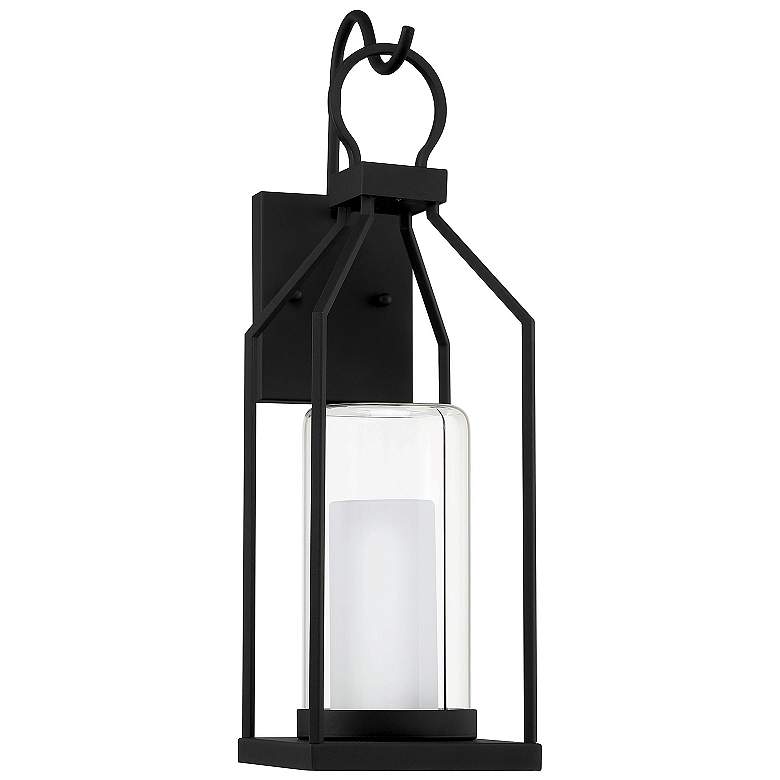 Image 2 Hamilton 1-Light Outdoor Wall Lantern in Matte Black more views