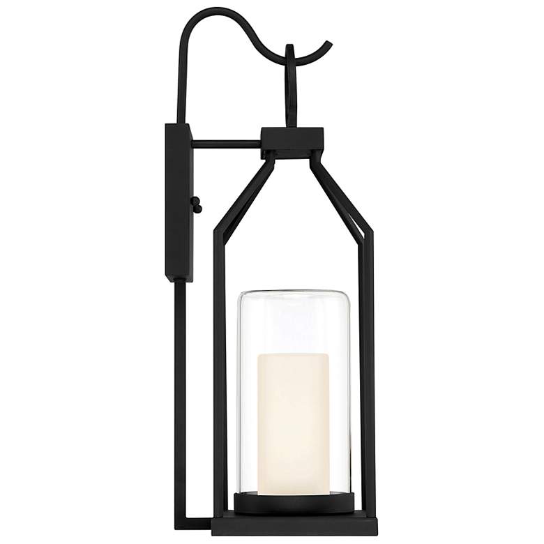 Image 5 Hamilton 1-Light Outdoor Wall Lantern in Matte Black more views