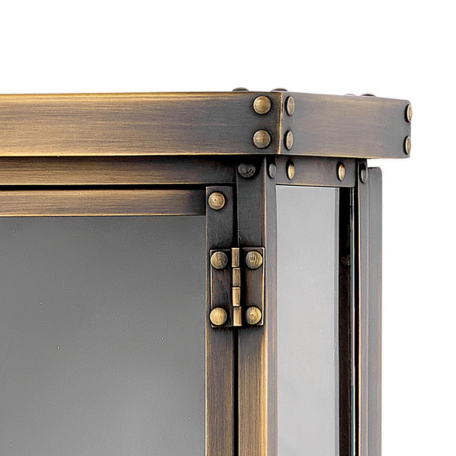 Image 6 Hamilton 14 1/4" High Dark Antique Brass Outdoor Wall Light more views