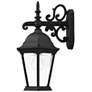 5_Hamilton 15 1/4" High Textured Black Outdoor Wall Light more views