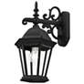 7_Hamilton 15 1/4" High Textured Black Outdoor Wall Light more views