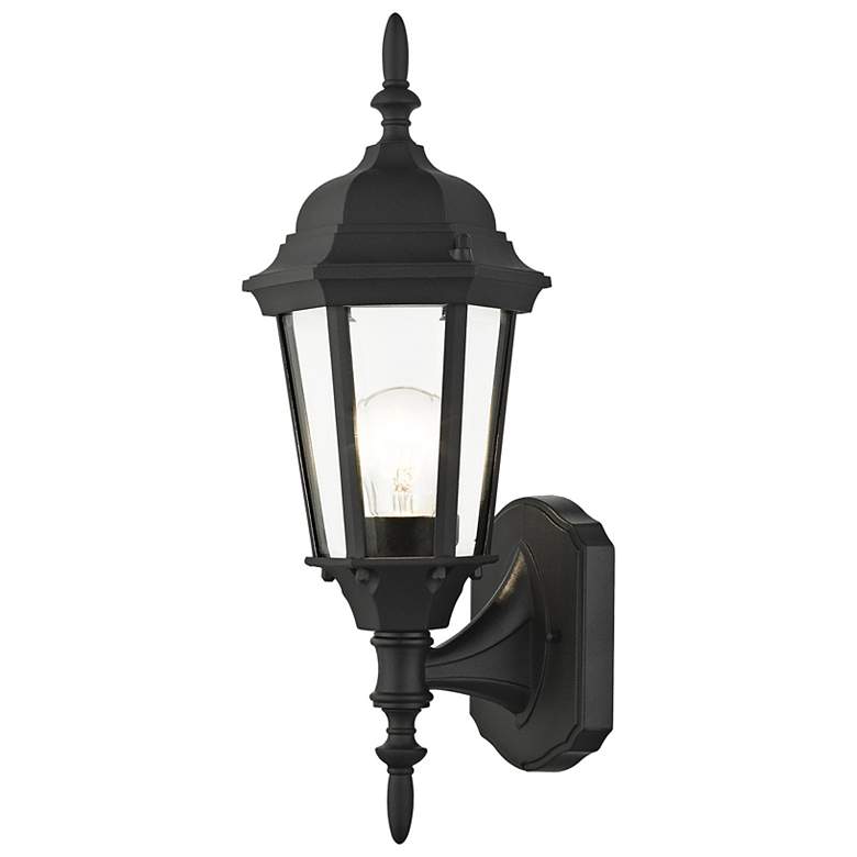Image 6 Hamilton 17 1/4" High Textured Black Outdoor Wall Light more views