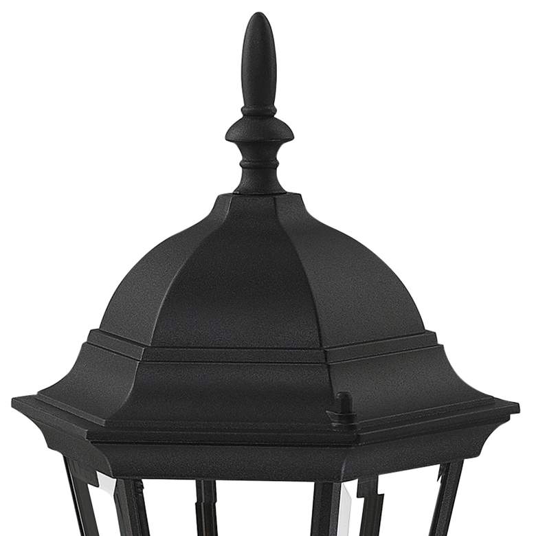 Image 4 Hamilton 18"H Black Clear Beveled Glass Outdoor Post Light more views