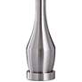 3_Hamilton 31" Modern Brushed Steel Vase Table Lamp more views