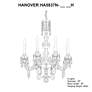 4_Hamilton Nouveau 35"H x 28"W 7-Light Crystal Chandelier in Silver more views