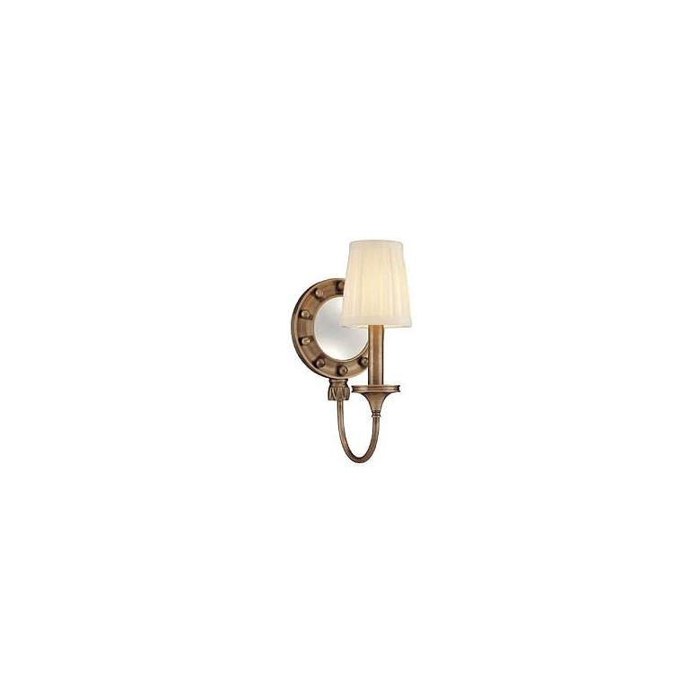 Image 1 Hamilton One Light 12 1/4" High Old Nickel Wall Sconce