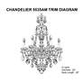 5_Hamilton Rock Crystal 29.5"H x 22"W 6-Light Chandelier in Jet Bla more views