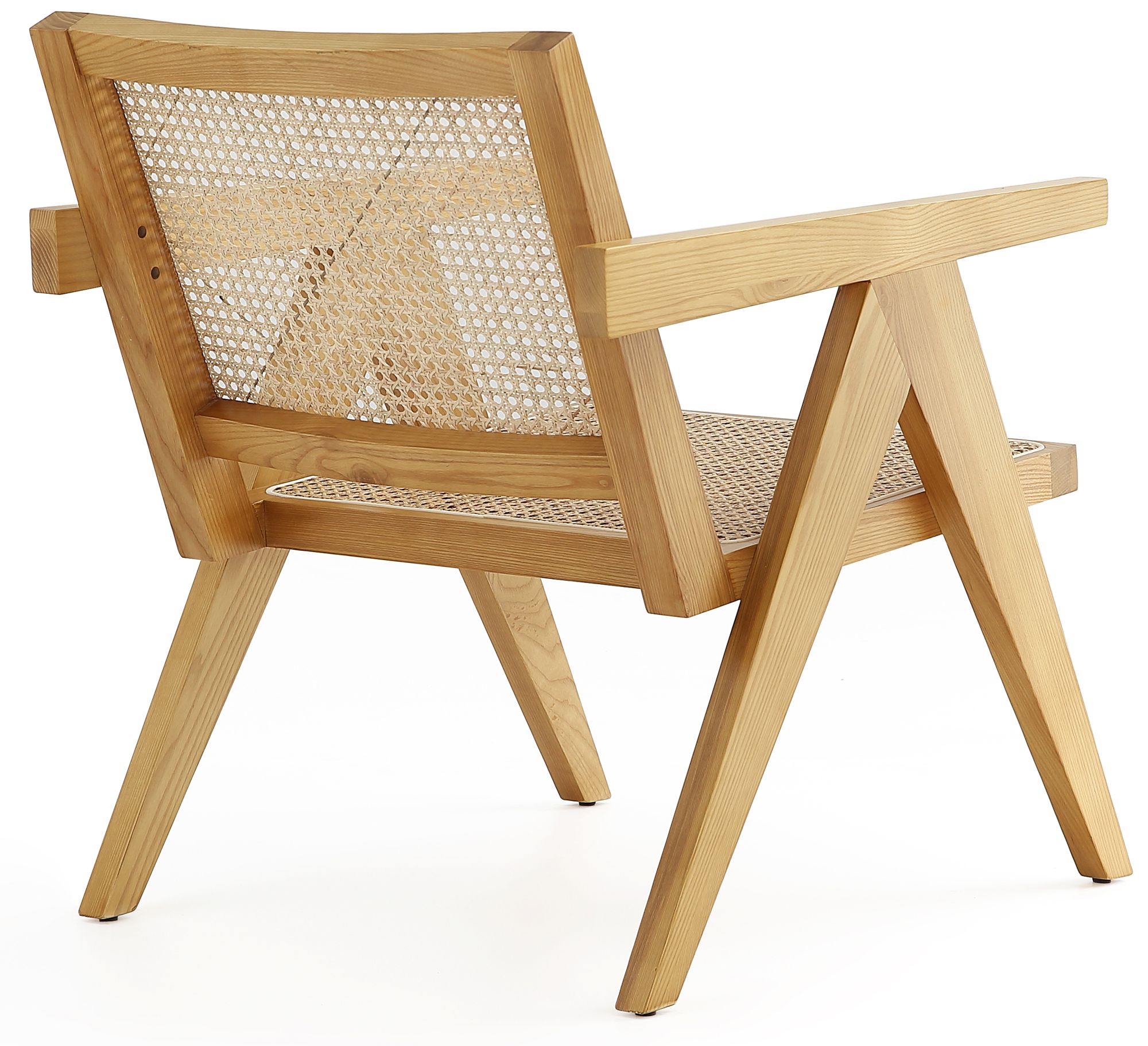 Hamlet Matte Nature Cane Accent Chairs Set of 2 in scene