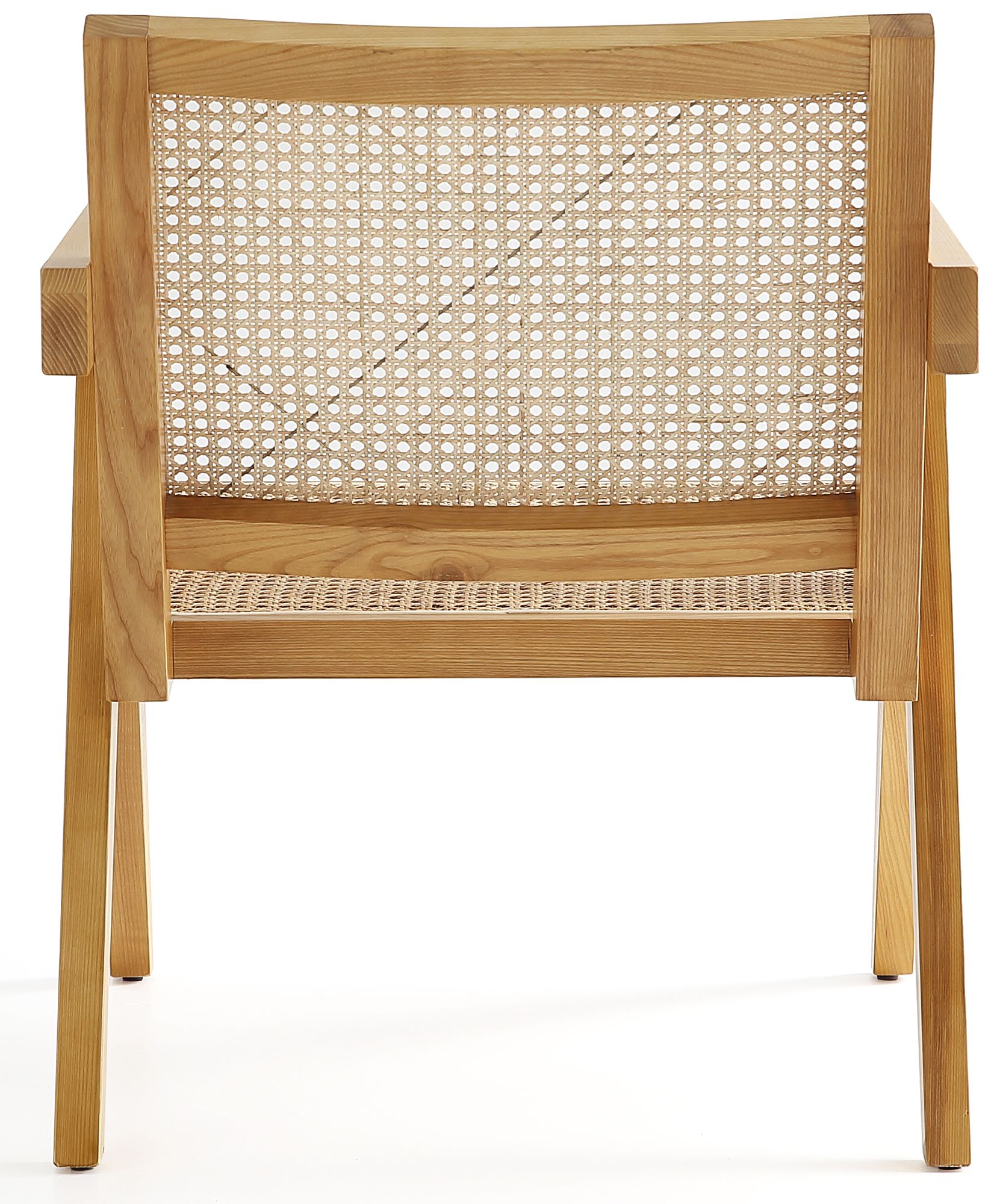 Hamlet Matte Nature Cane Accent Chairs Set of 2 in scene