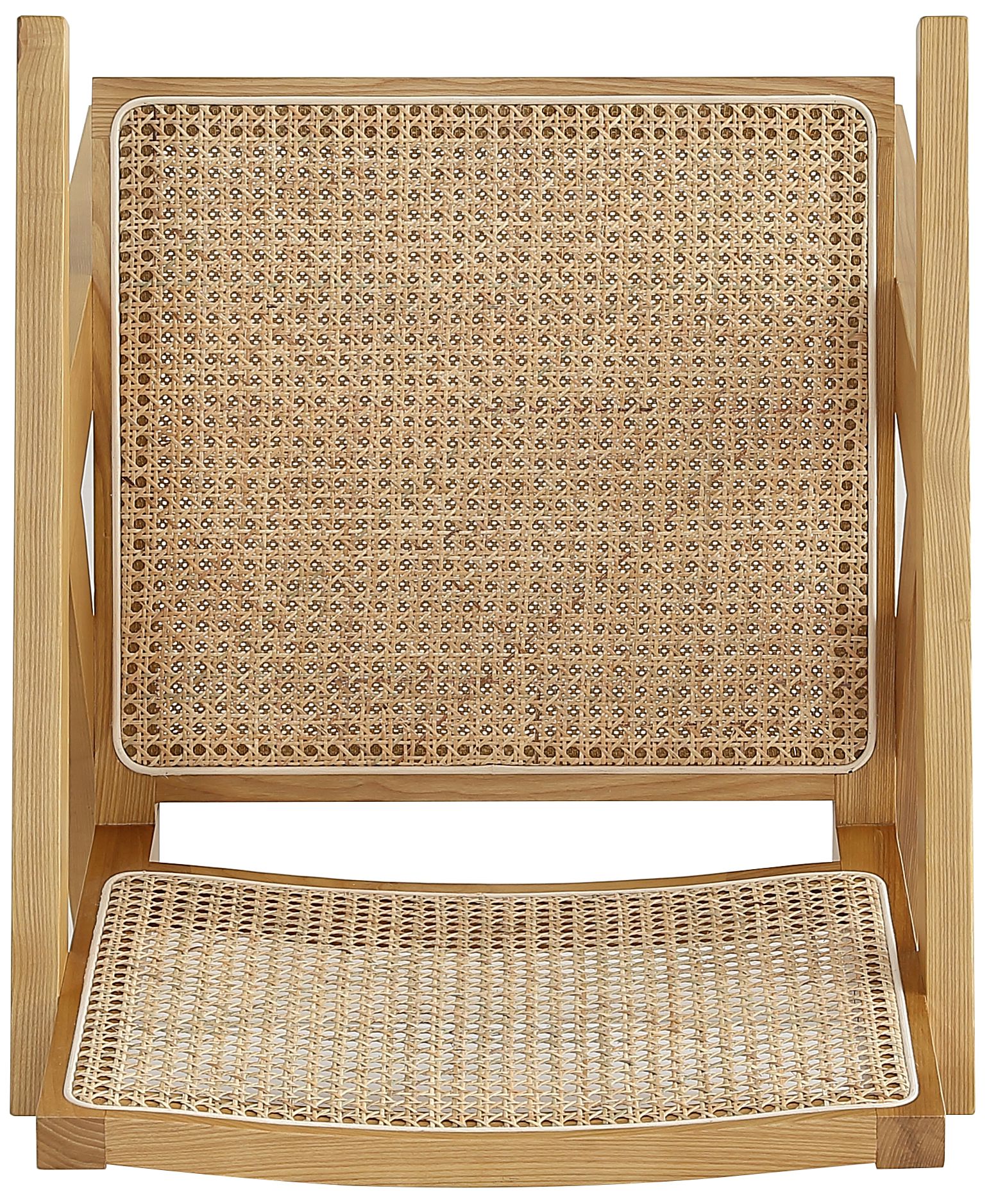 Hamlet Matte Nature Cane Accent Chairs Set of 2 in scene