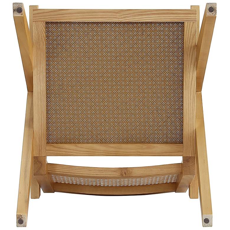 Image 7 Hamlet Matte Nature Wood and Cane Accent Chair more views