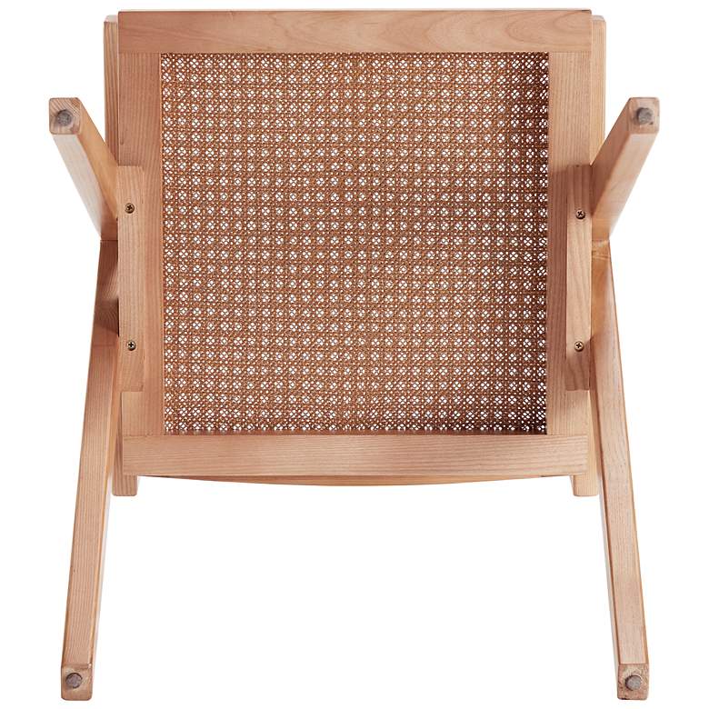 Image 5 Hamlet Matte Nature Wood and Cane Dining Chair more views