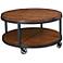 Hammary Baja Distressed 34" Wide Round Cocktail Table