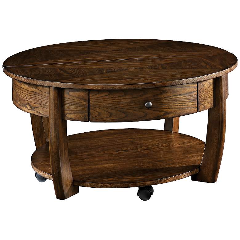 Image 1 Hammary Concierge Round Lift-Top Cocktail Table
