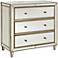 Hammary Findlay Mirrored Gold 3-Drawer Tall Chest