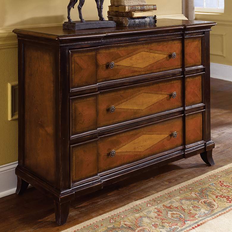 Image 1 Hammary Hidden Treasures 3-Drawer Wood Cabinet Chest