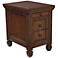 Hammary Hidden Treasures Chairside 2-Drawer Oak Table