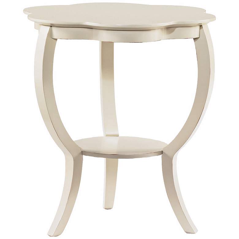 Image 1 Hammary Hidden Treasures Round Cream Accent Table