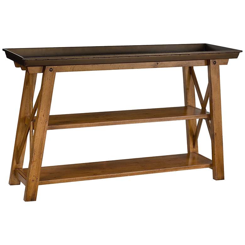 Image 1 Hammary New River Tray-Top Console Table