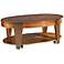 Hammary Oasis Cherry-Walnut Wood Lift-Top Cocktail Table