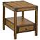 Hammary Studio Home 1-Drawer Gray Oak Chairside End Table
