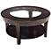 Hammary Urban Flair Round Glass Top Cocktail Table
