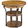 Hammary Vero Round Wooden End Table