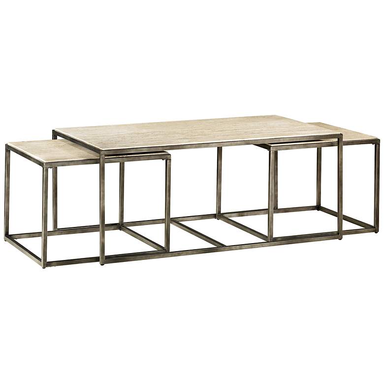 Image 1 HammaryModern Basics Rectangular 3-Piece Coffee Table Set