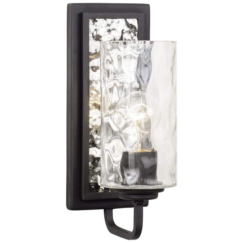Image 1 Hammer Time 1-Lt Sconce - Carbon/Polished Stainless