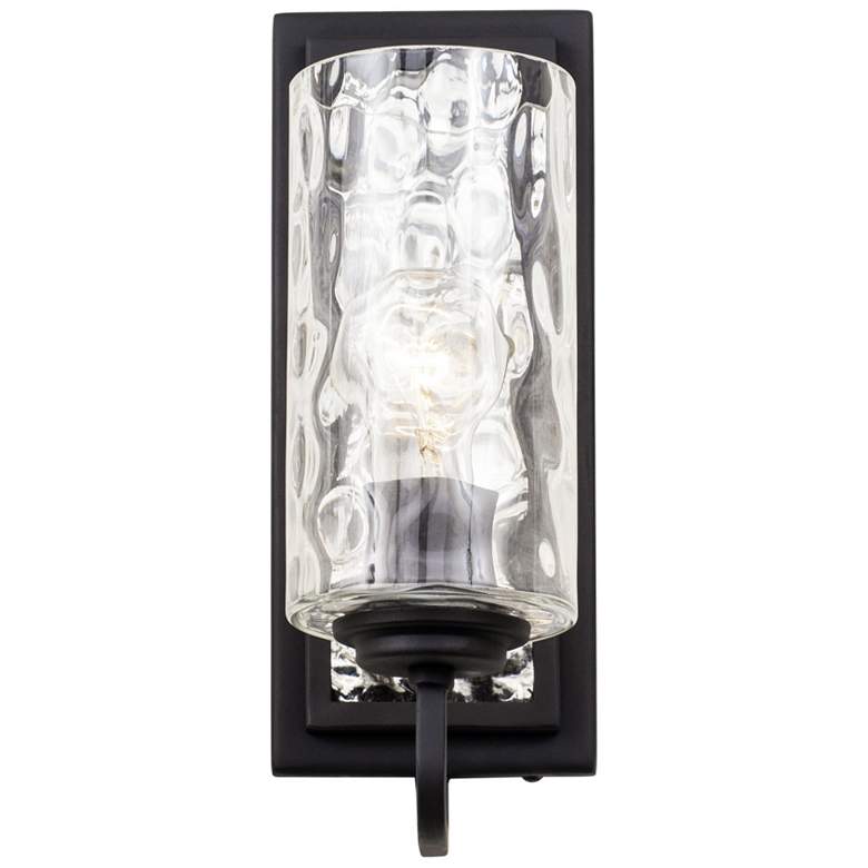 Image 4 Hammer Time 1-Lt Sconce - Carbon/Polished Stainless more views