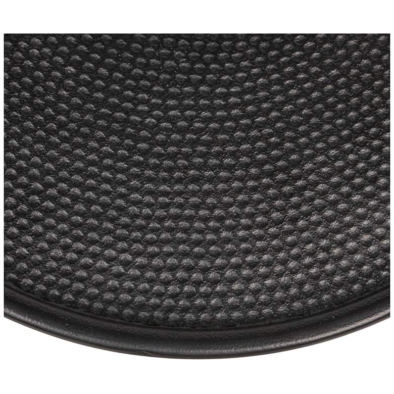 Image 2 Hammered Metal Table, Black more views