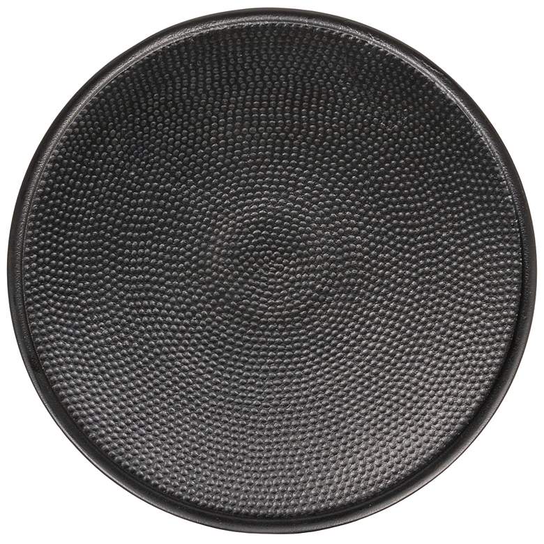 Image 4 Hammered Metal Table, Black more views