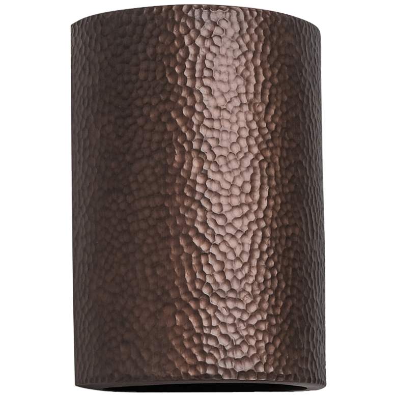 Image 2 Hammerman 10 1/2"H Copper Back Lit LED Outdoor Wall Light