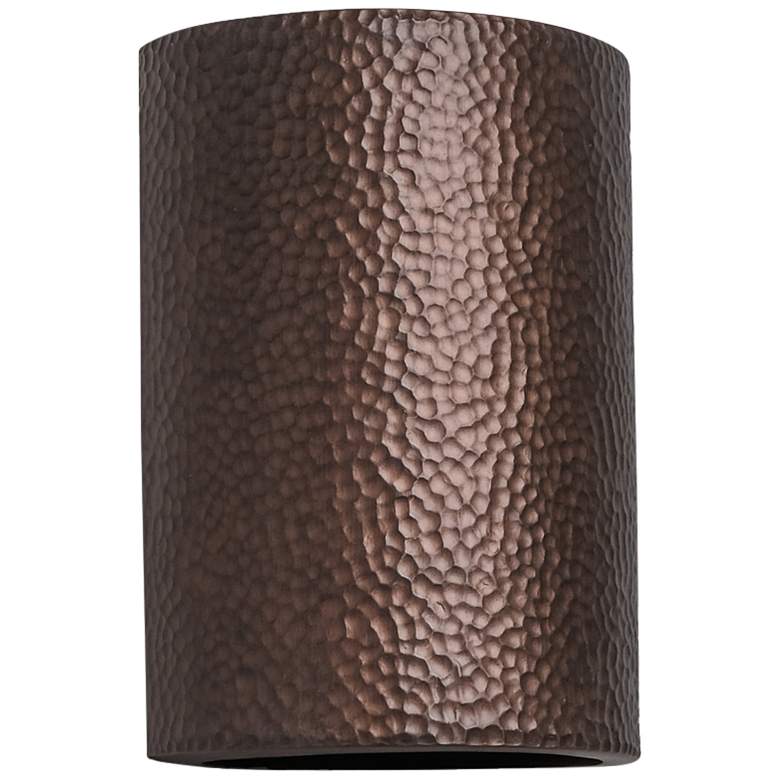 Image 2 Hammerman 10 1/2"H Pewter Back Lit LED Outdoor Wall Light